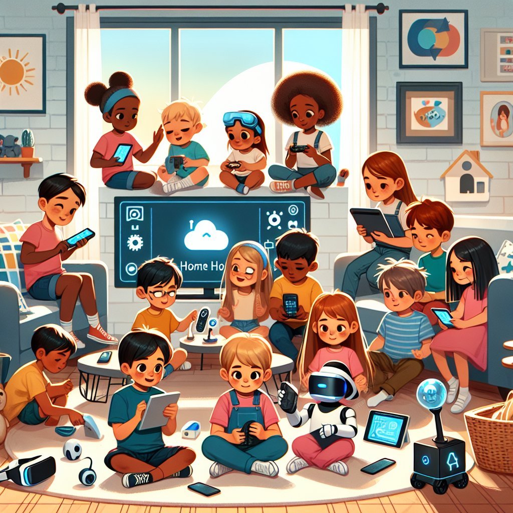 Tecnología en el Hogar: Cómo los Dispositivos Inteligentes Están Revolucionando la Vida Cotidiana de los Niños