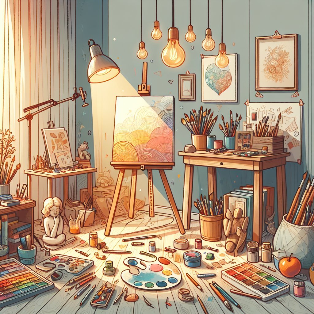 Diseñando Inspiración: Cómo Crear Espacios de Arte en Casa para Potenciar la Creatividad