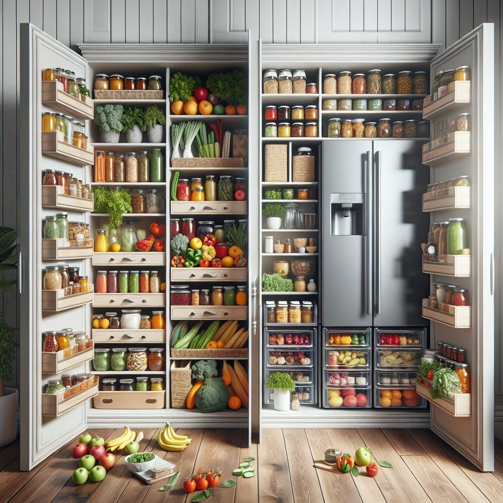 Organización Óptima: Estrategias Efectivas para Mantener Despensas y Refrigeradores Limpios y Ordenados