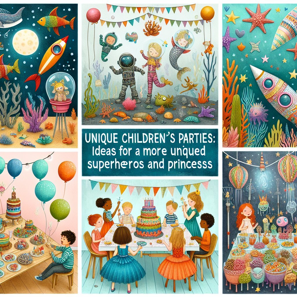 "Fiestas Infantiles Originales: Ideas Únicas para Celebraciones Temáticas más allá de Superhéroes y Princesas"