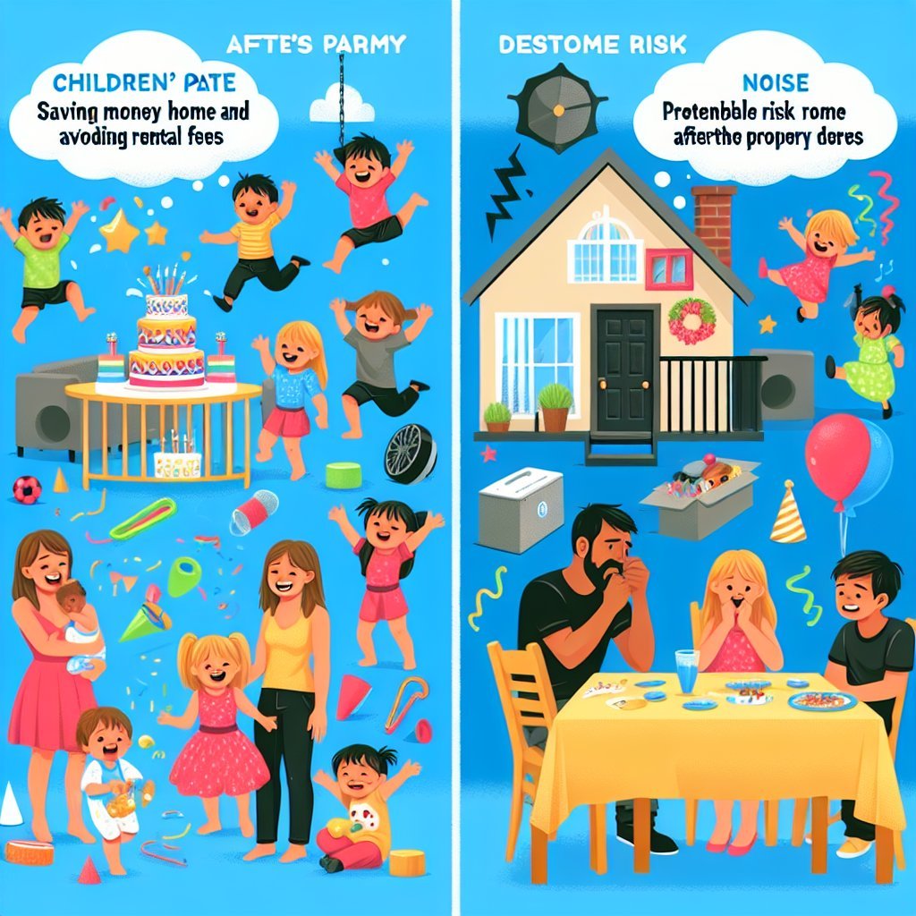 Fiesta en Casa: Ventajas y Desventajas de Organizar Celebraciones Infantiles en el Hogar