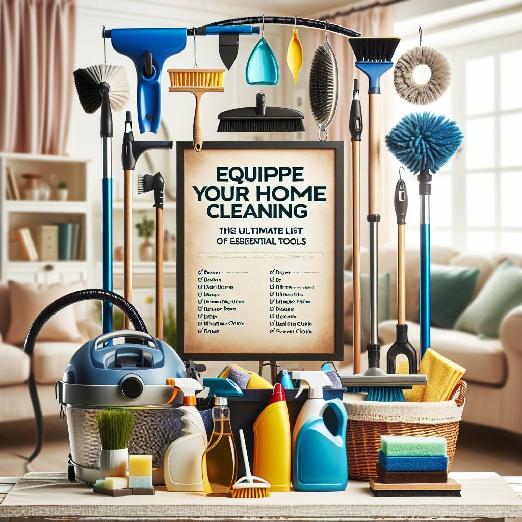 Equipa tu Hogar para la Limpieza Perfecta: La Lista Definitiva de Herramientas Esenciales