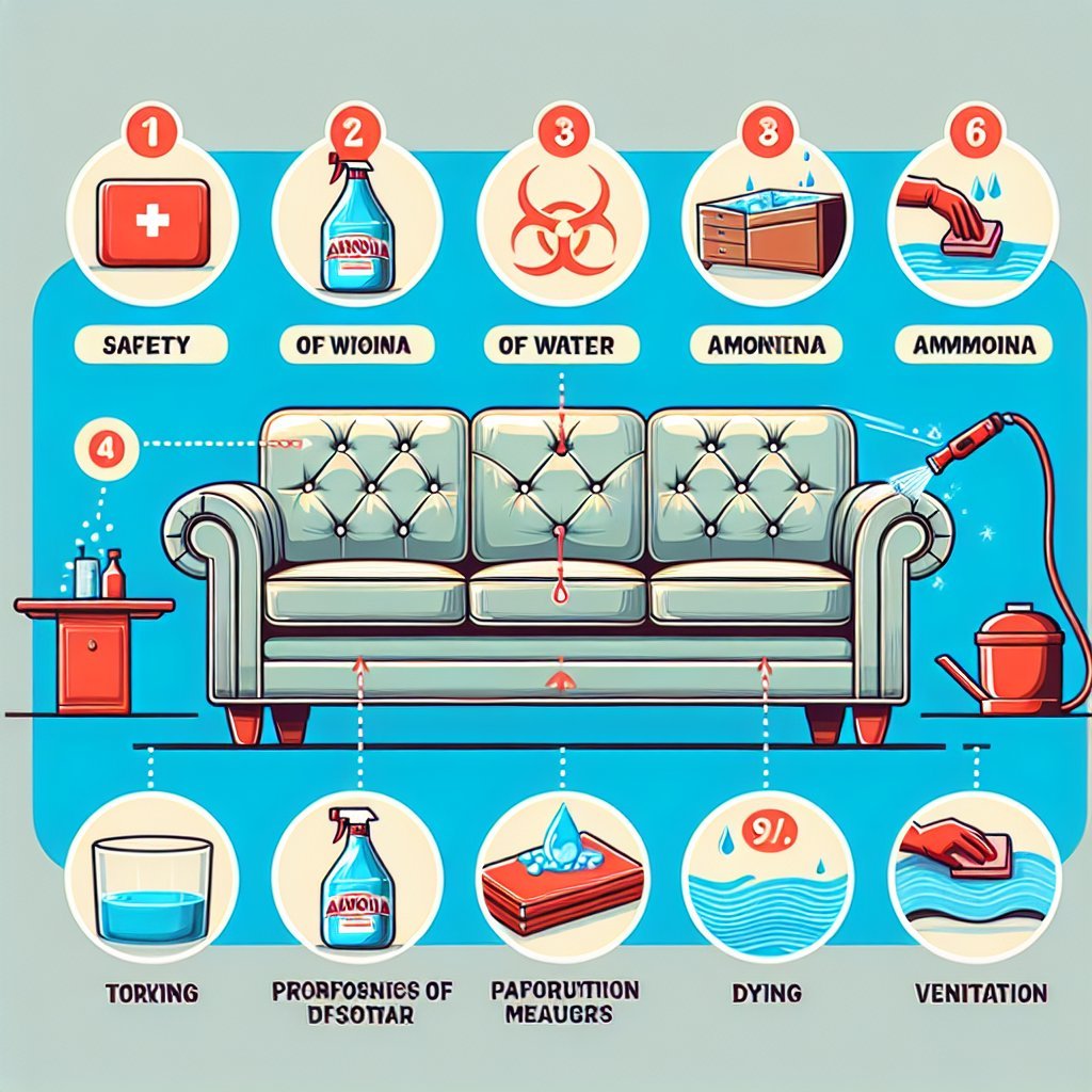 Guía Definitiva para Limpiar la Tapicería del Sofá con Amoníaco: Pasos y Precauciones