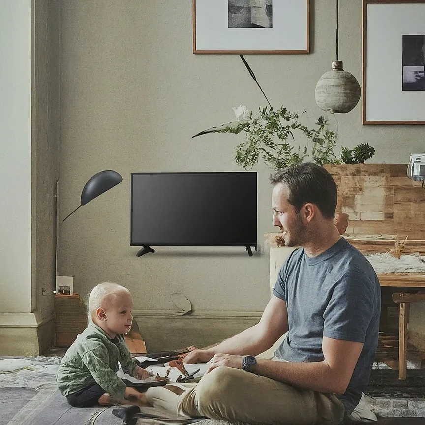 niño pequeno cerca de un dispositivo electrónico