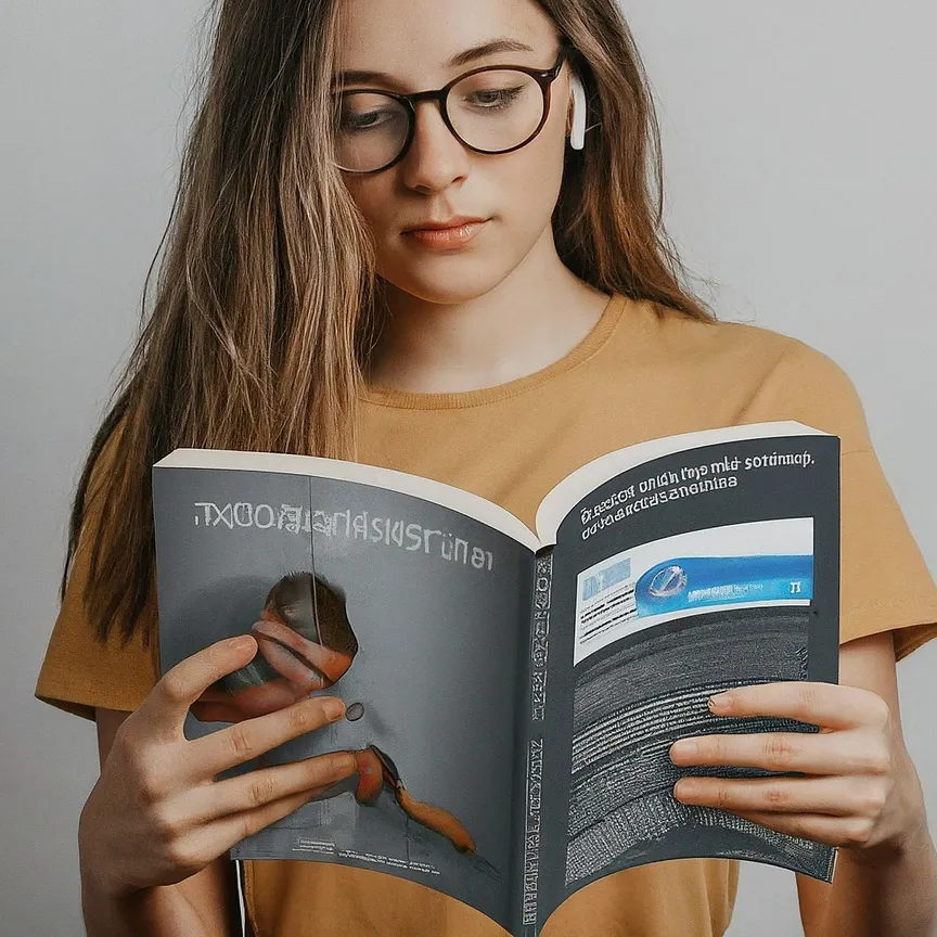 persona leyendo un periódico