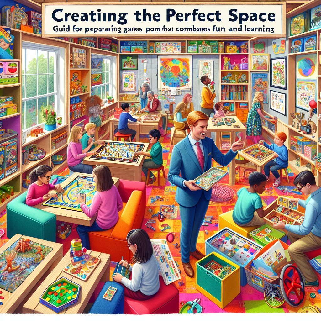 Creando el Espacio Perfecto: Guía para Preparar una Sala de Juegos Educativos que Combine Diversión y Aprendizaje