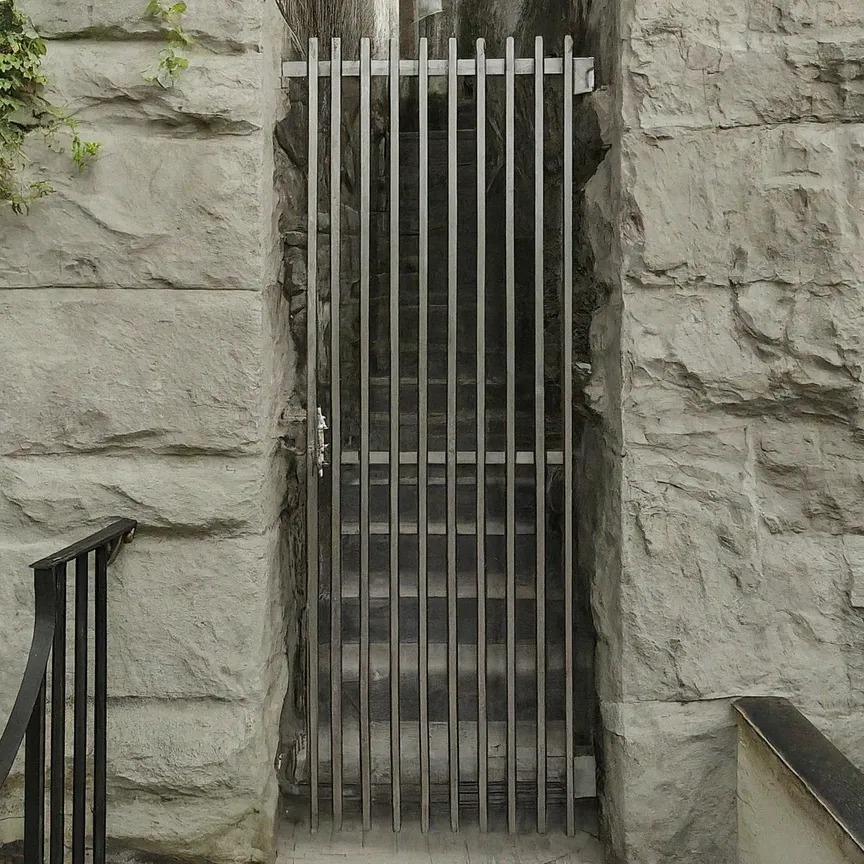 puerta de seguridad para escaleras