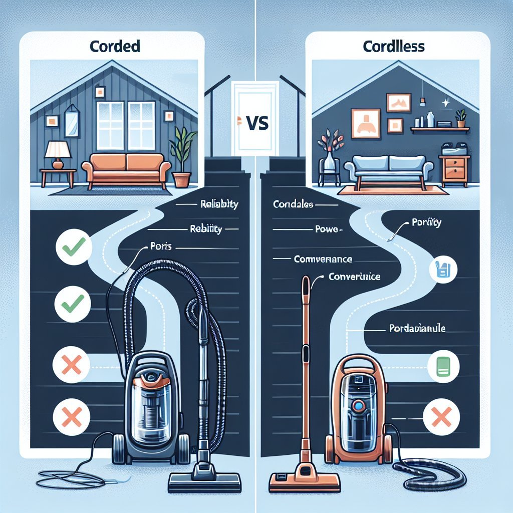 Aspiradoras con Cable vs. Sin Cable: Comparativa para Elegir la Mejor Opción de Limpieza para tu Hogar