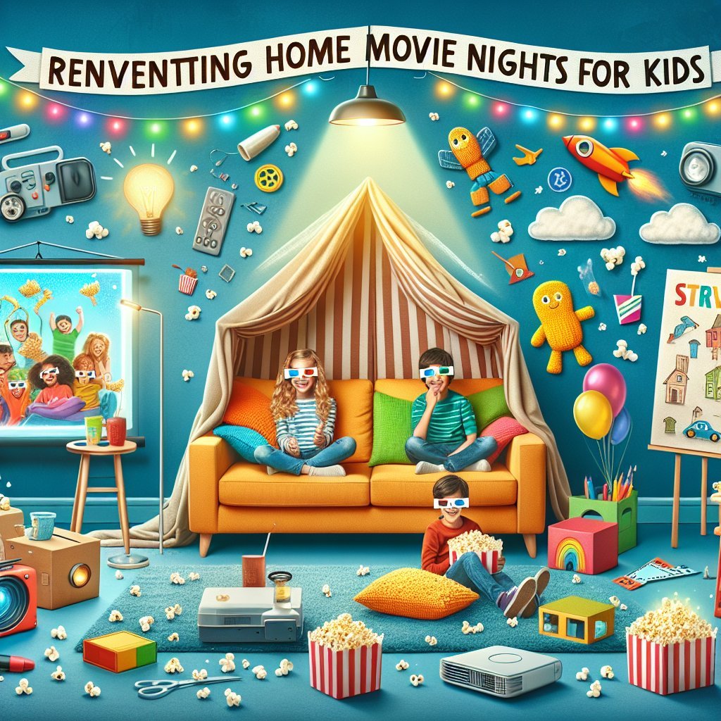 Cómo Reinventar las Noches de Películas Caseras para Niños: Ideas Creativas y Divertidas